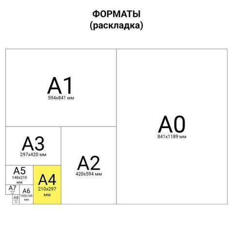 Альбом для рисования, А4, 24 листа, обложка офсет, HATBER VK, 205х290 мм, "Пейзажи", 24А4, А33050