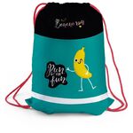 Мешок для обуви 1 отделение Berlingo "Run for fun", 460*360мм, с вентил. сеточкой и светоотр. полосой