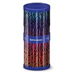 Ручка шариковая BRAUBERG SOFT TOUCH GRIP "NEON ZEBRA", СИНЯЯ, мягкое покрытие, узел 0,7 мм, 143721