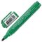 Маркер перманентный BRAUBERG "Classic", ЗЕЛЕНЫЙ, круглый наконечник, 3 мм, с клипом, 150303