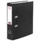 Папка-регистратор ОФИСМАГ с арочным механизмом, покрытие из ПВХ, 75 мм, черная, 225748