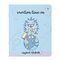 Тетрадь А5 48 л. АЛЬТ скоба, клетка, Soft Touch, бежевая бумага 70 г/м2, "ЁЖИК РОМАНТИК" (5 видов), 7-48-745