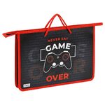 Папка с ручками А4 ArtSpace "Gamer", пластик, на молнии, 45мм