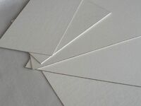 Картон грунтованный эмульсией 40 х 50 см, толщина 2,0 мм, двусторонний