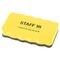 Стиратели магнитные для магнитно-маркерной доски, 57х107 мм, КОМПЛЕКТ 5 ШТ., STAFF "Basic", желтые, 237511