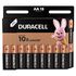 Батарейки КОМПЛЕКТ 18 шт., DURACELL Basic, AA (LR06, 15А), алкалиновые, пальчиковые, блистер