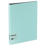 Папка на 4 кольцах Berlingo "Instinct" А4, 35мм, 700мкм, D-кольца, с внутр. карманом, аквамарин