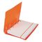 Тетрадь на кольцах А5 175х220 мм, 120 л., пластик, клетка, с резинкой, BRAUBERG, оранжевая, 403571