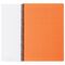 Тетрадь А4, 80 листов, BRAUBERG "Metropolis", спираль пластиковая, клетка, обложка пластик, ОРАНЖЕВЫЙ, 403395