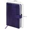 Ежедневник датированный 2024 А5 138x213 мм BRAUBERG "Legend", застёжка, под кожу, фиолетовый, 114864