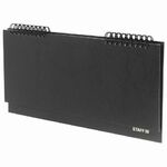 Планинг настольный недатированный (285х112 мм) STAFF, бумвинил, 64 л., черный, 127056