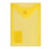 Папка-конверт с кнопкой МАЛОГО ФОРМАТА (105х148 мм), А6, желтая, 0,18 мм, BRAUBERG, 227319