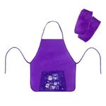 Фартук с нарукавниками ПИФАГОР, 44x55 см, 1 карман, дизайн на кармане, "Owls", 270191