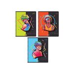 Тетрадь 48л., А5, клетка на гребне ArtSpace "Рисунки. Neon future", эконом