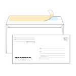 Конверт E65, OfficeSpace, 110*220мм, с подсказом, б/окна, отр. лента