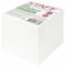 Блок для записей STAFF проклеенный, куб 9х9х9 см, белый, белизна 90-92%, 129204