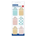 Закладки для книг МАГНИТНЫЕ c высечкой, "CAT YOGA", набор 6 шт., 35х25 мм, BRAUBERG, 113162