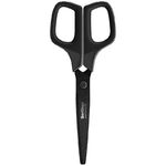 Ножницы Berlingo "Double black", 17,5см, тефлоновые лезвия, европодвес