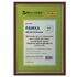 Рамка 21х30 см, пластик, багет 14 мм, BRAUBERG "HIT", красное дерево с позолотой, стекло, 390024