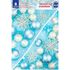 Украшение для окон и стекла ЗОЛОТАЯ СКАЗКА "Зимнее волшебство 4", 30х38 см, ПВХ, 591254
