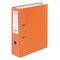 Папка-регистратор BRAUBERG с покрытием из ПВХ, 80 мм, с уголком, оранжевая (удвоенный срок службы), 227199