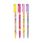 Ручка гелевая стираемая ArtSpace "Милые зверушки" синяя, 0,38мм, корпус ассорти