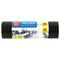Мешки для мусора 120л OfficeClean ПСД, 70*110см, 18мкм, 10шт., черные, в рулоне