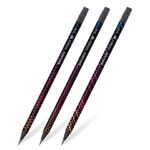 Карандаш чернографитный BRAUBERG "RHOMBUS", 1 шт., HB, с ластиком, корпус ассорти, 181755