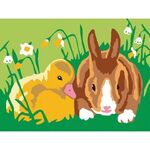 Картина по номерам 15х20 см, ЮНЛАНДИЯ "Пушистики", на холсте, акрил, кисти, 662507