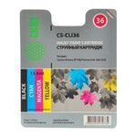 Картридж струйный CACTUS (CS-CLI36) для CANON PIXMA iP100, цветной