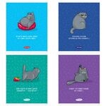 Тетрадь 48л., А5, клетка ArtSpace "Рисунки. Советы кота", эконом