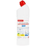 Чистящее средство для сантехники OfficeClean "Лимонная свежесть", гель с хлором, 1л