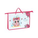 Папка с ручками А4 ArtSpace "So cute", пластик, на молнии, 45мм