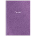 Бизнес-блокнот А5, 80л., OfficeSpace "Моноколор. Purple", матовая ламинация, выб. лак