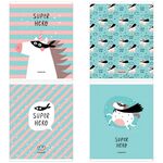 Тетрадь 40л., А5, линия ArtSpace "Рисунки. Super hero"