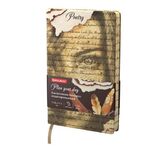 Ежедневник недатированный А5 (138х213 мм), BRAUBERG VISTA, под кожу, гибкий, 136 л., "Poetry", 112001