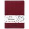 Тетрадь 48 л. в клетку обложка гладкий кожзам, сшивка, A5 (147х210мм), БОРДОВЫЙ, BRAUBERG VIVA, 403891
