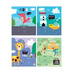 Тетрадь 12л., клетка ArtSpace "Животные. Лучшие друзья", эконом