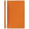 Скоросшиватель пластиковый BRAUBERG, А4, 130/180 мкм, оранжевый, 228673