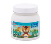 Гуашь детская "Цветик" белая, банка 220мл