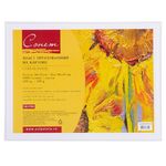 Холст грунтованный на картоне "Сонет", акриловый грунт, 30х40 см, 280 г/м2, 100% хлопок, мелкое зерно