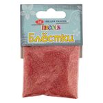 Блестки декоративные "Decola", алый радужный, размер 0,3 мм, в упаковке 20г