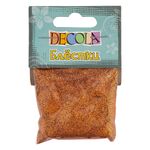 Блестки декоративные "Decola", античное золото, размер 0,3 мм, в упаковке 20г
