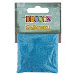 Блестки декоративные "Decola", голубой радужный, размер 0,3 мм, в упаковке 20г