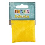 Блестки декоративные "Decola", желтый радужный, размер 0,3 мм, в упаковке 20г