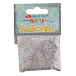 Блестки декоративные "Decola", серебро, размер 0,3 мм, в упаковке 20г