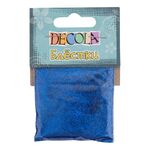 Блестки декоративные "Decola", синий, размер 0,3 мм, в упаковке 20г