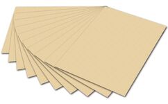 Бумага цветная "Folia" 300 г/м2, 50х70 см, бежевый темный цв.№6110 в упаковке 10 листов