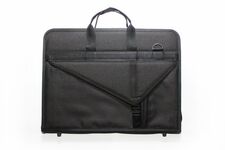 Папка объёмная на молнии А-3 с карманом (460х330х40 мм), чёрный