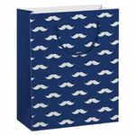 Пакет подарочный 11,4x6,4x14,6 см ЗОЛОТАЯ СКАЗКА "Man Style", фольга, синий, 608243